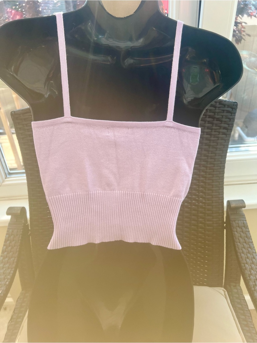 debut Lilac Knit Cropped Top - Picture 4 of 5